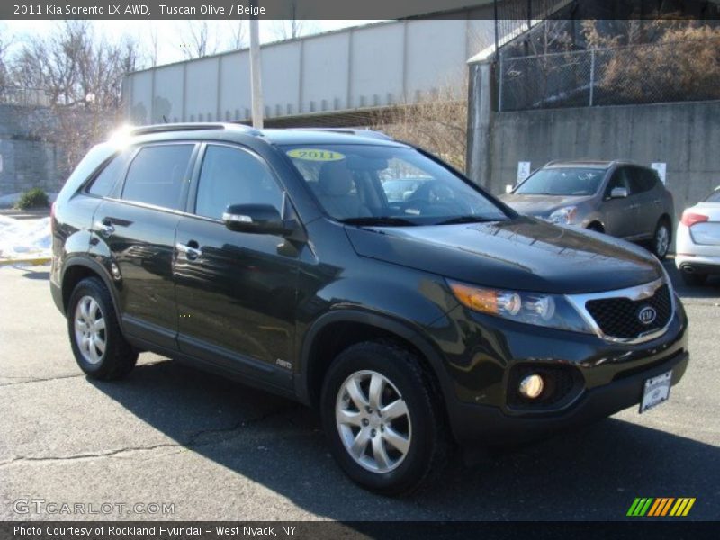 Tuscan Olive / Beige 2011 Kia Sorento LX AWD