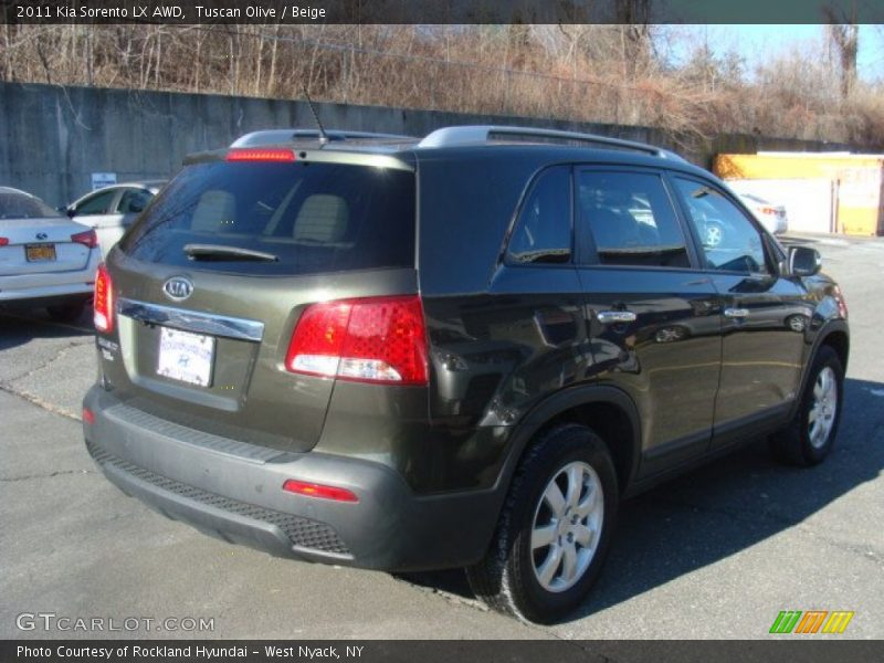 Tuscan Olive / Beige 2011 Kia Sorento LX AWD