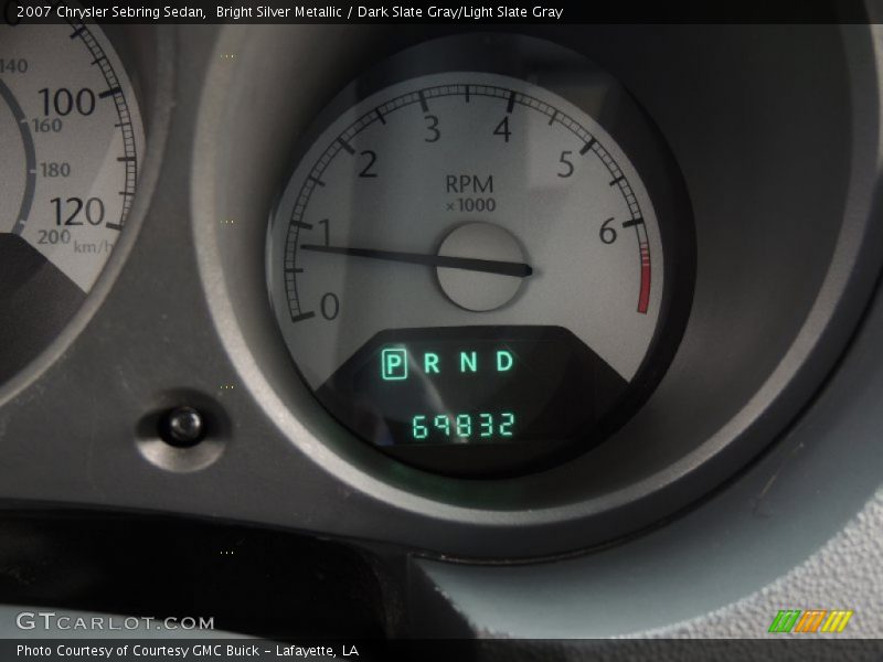 Bright Silver Metallic / Dark Slate Gray/Light Slate Gray 2007 Chrysler Sebring Sedan