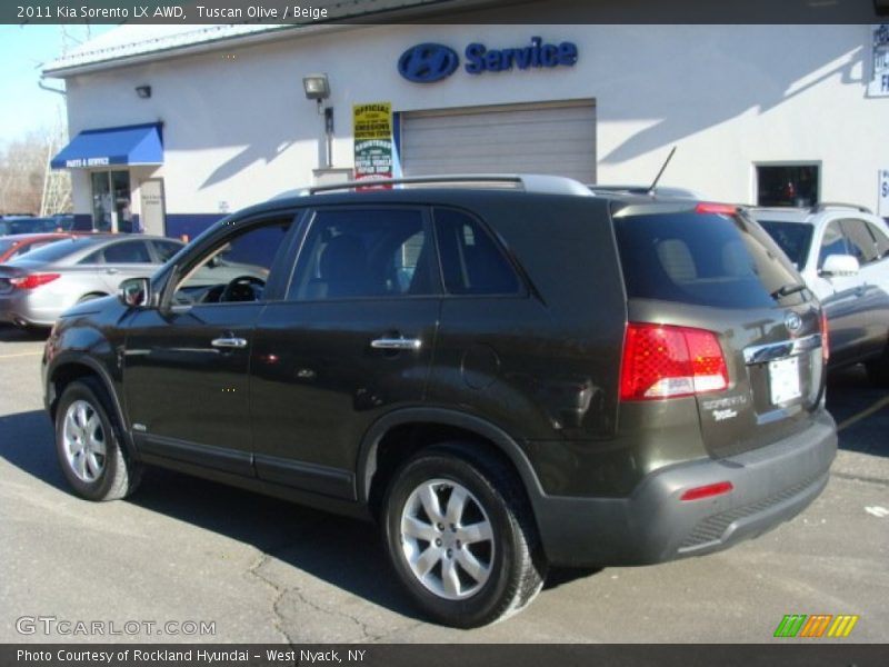 Tuscan Olive / Beige 2011 Kia Sorento LX AWD