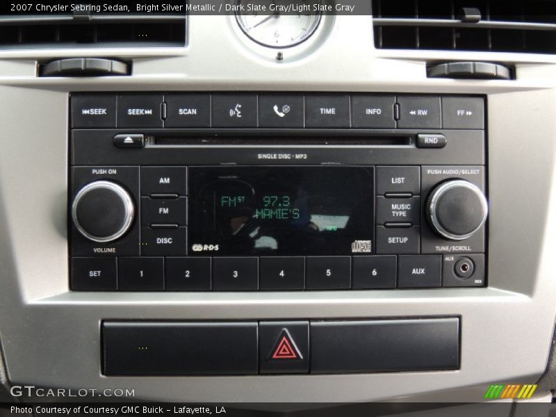 Bright Silver Metallic / Dark Slate Gray/Light Slate Gray 2007 Chrysler Sebring Sedan