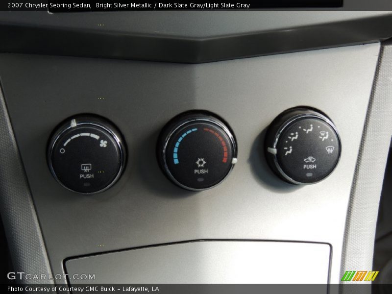 Bright Silver Metallic / Dark Slate Gray/Light Slate Gray 2007 Chrysler Sebring Sedan