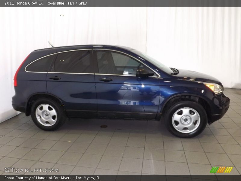 Royal Blue Pearl / Gray 2011 Honda CR-V LX