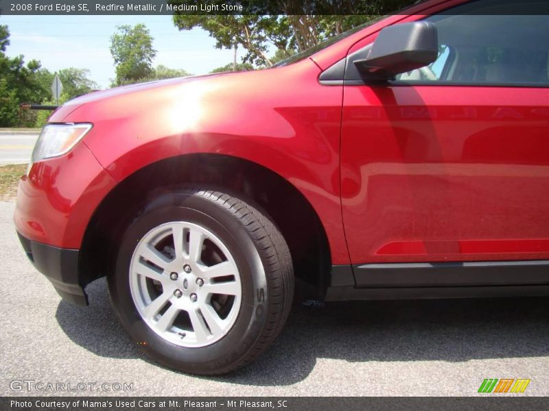 Redfire Metallic / Medium Light Stone 2008 Ford Edge SE
