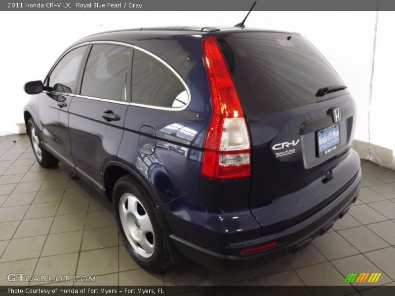 Royal Blue Pearl / Gray 2011 Honda CR-V LX