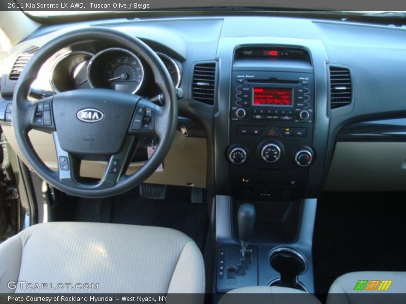 Tuscan Olive / Beige 2011 Kia Sorento LX AWD