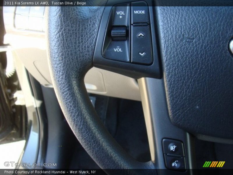 Tuscan Olive / Beige 2011 Kia Sorento LX AWD