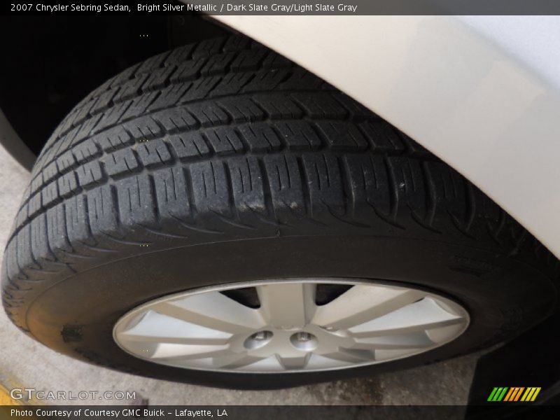 Bright Silver Metallic / Dark Slate Gray/Light Slate Gray 2007 Chrysler Sebring Sedan
