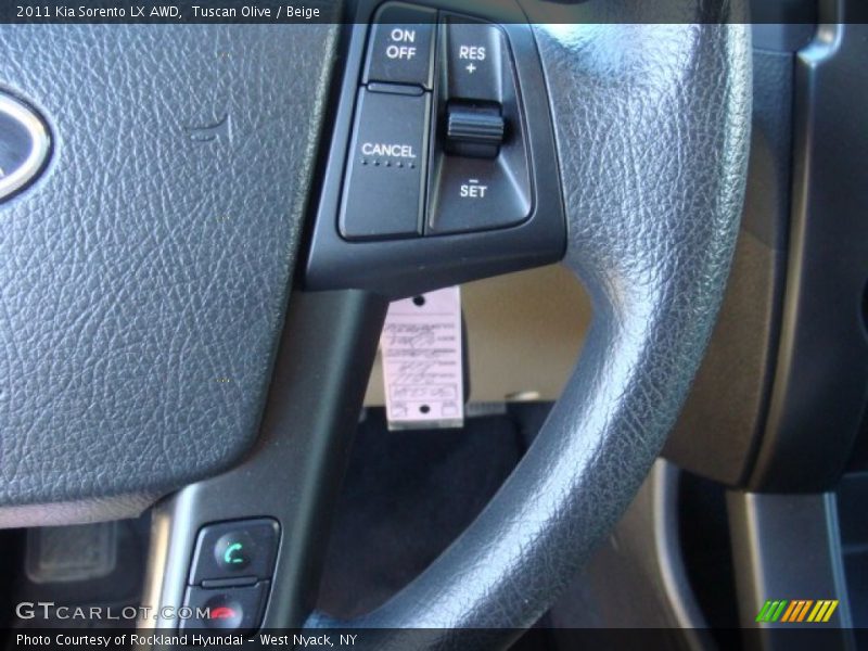 Tuscan Olive / Beige 2011 Kia Sorento LX AWD