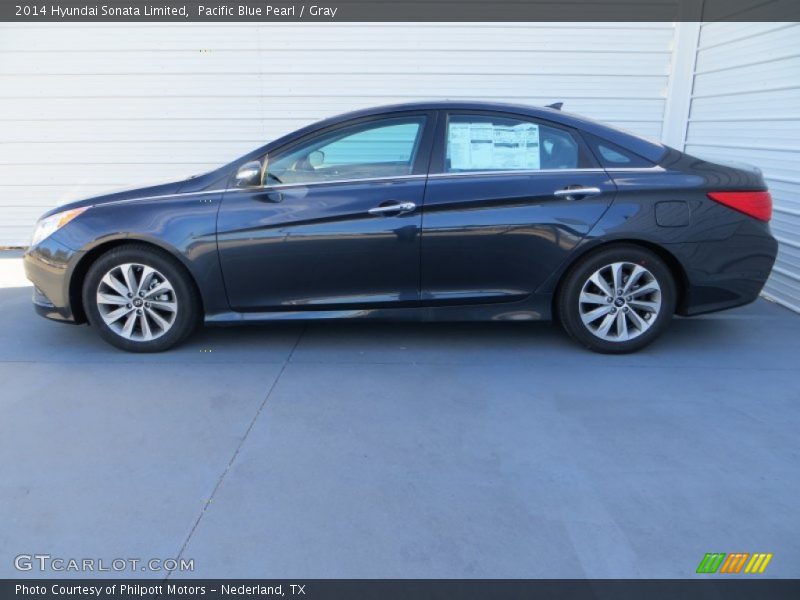  2014 Sonata Limited Pacific Blue Pearl