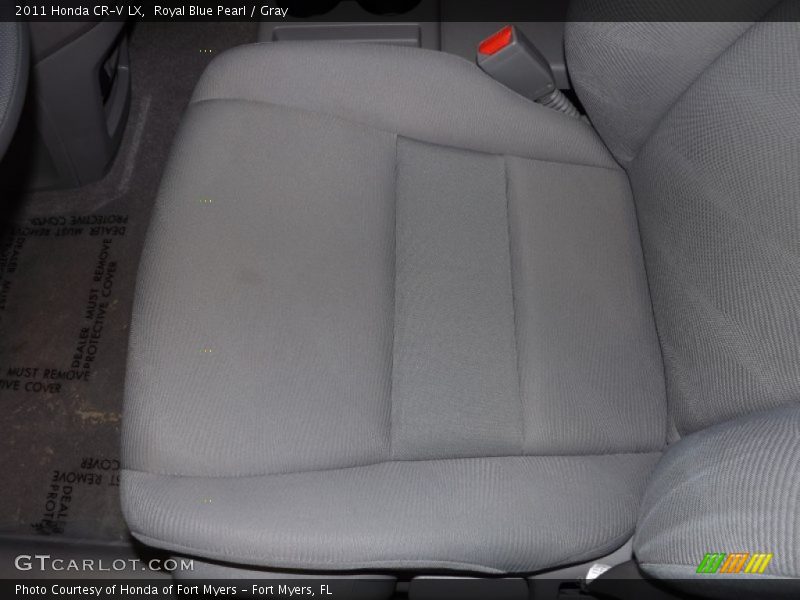 Royal Blue Pearl / Gray 2011 Honda CR-V LX
