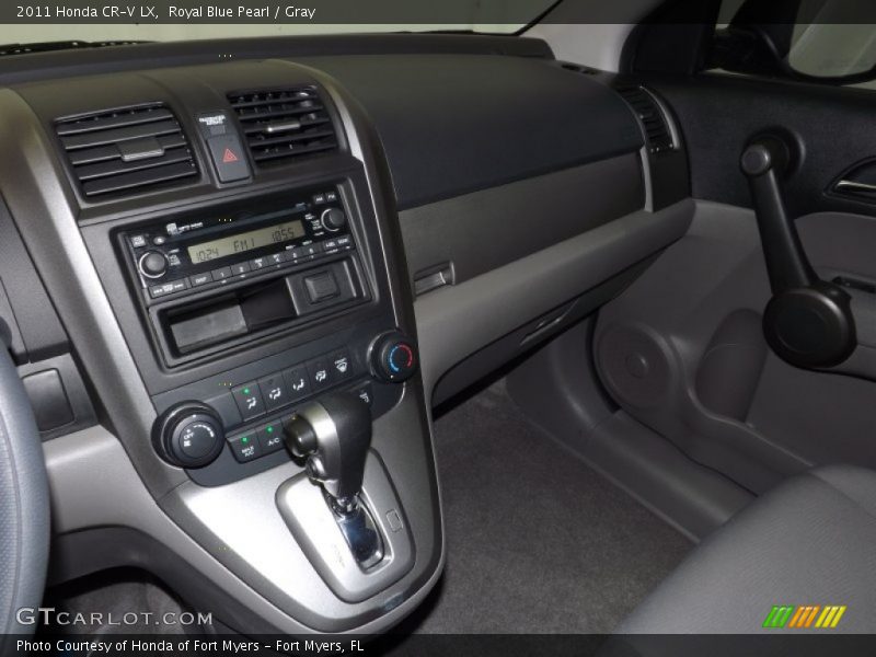 Royal Blue Pearl / Gray 2011 Honda CR-V LX