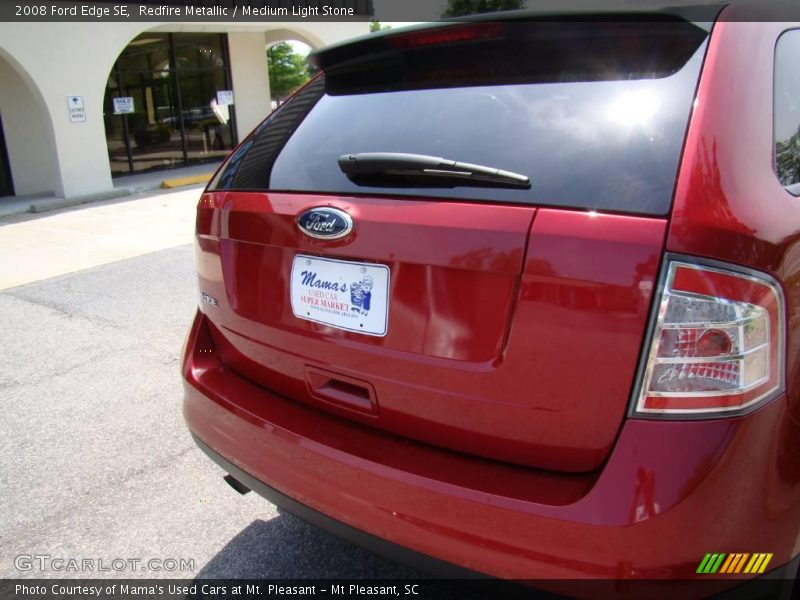 Redfire Metallic / Medium Light Stone 2008 Ford Edge SE