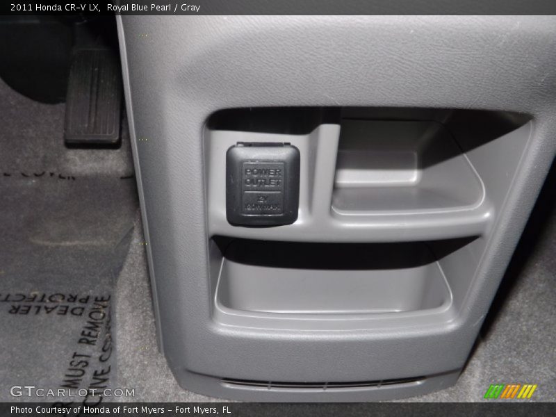 Royal Blue Pearl / Gray 2011 Honda CR-V LX