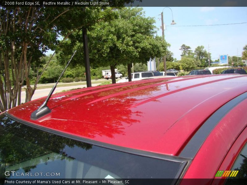 Redfire Metallic / Medium Light Stone 2008 Ford Edge SE