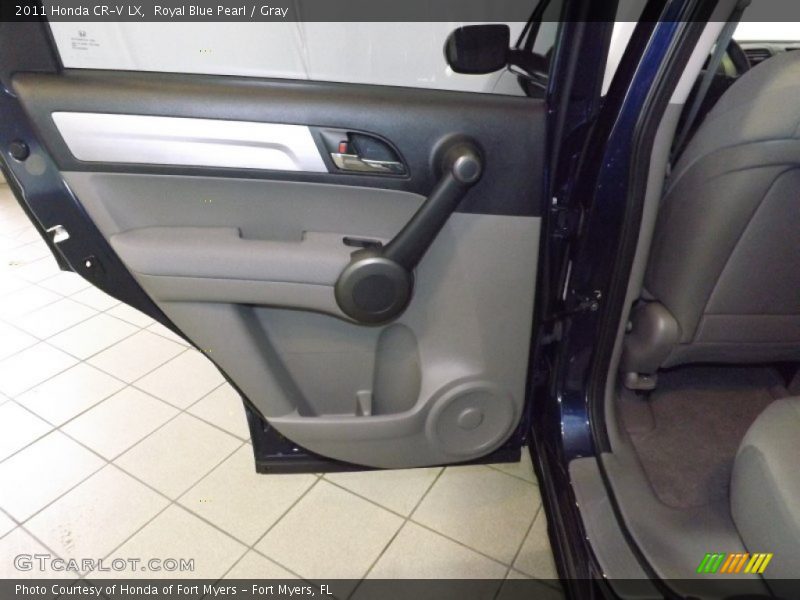 Royal Blue Pearl / Gray 2011 Honda CR-V LX