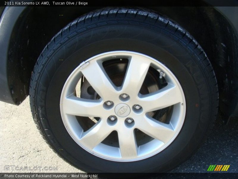 Tuscan Olive / Beige 2011 Kia Sorento LX AWD