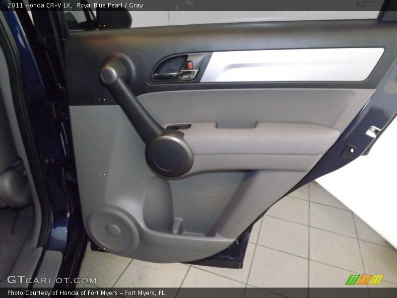 Royal Blue Pearl / Gray 2011 Honda CR-V LX