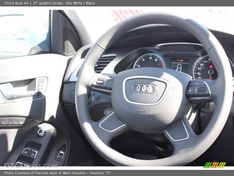 Ibis White / Black 2014 Audi A4 2.0T quattro Sedan