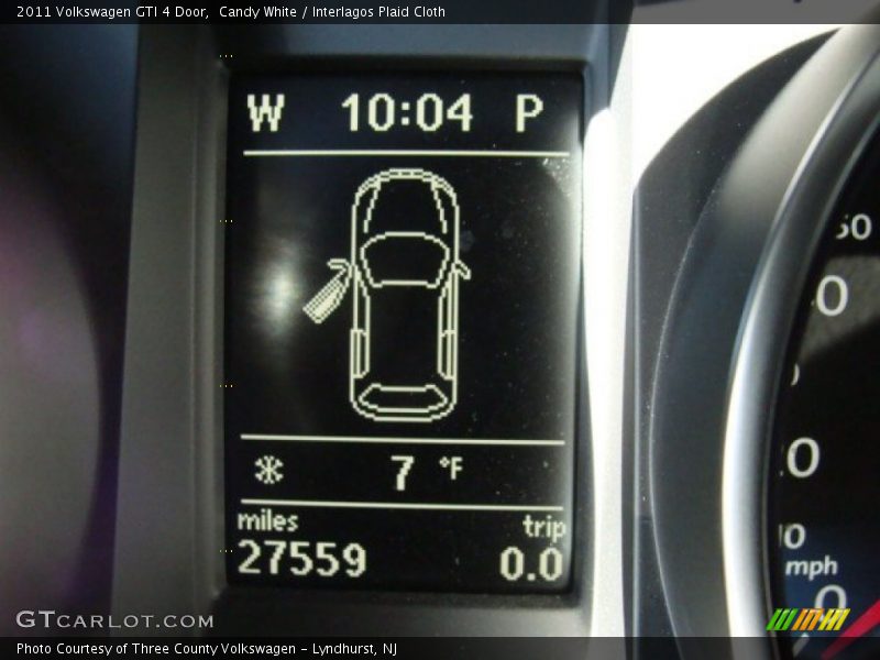 Candy White / Interlagos Plaid Cloth 2011 Volkswagen GTI 4 Door