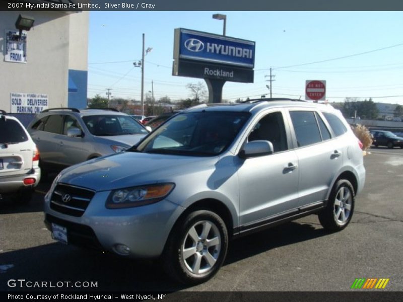 Silver Blue / Gray 2007 Hyundai Santa Fe Limited