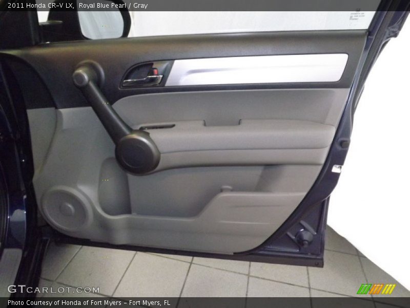 Royal Blue Pearl / Gray 2011 Honda CR-V LX