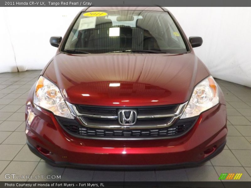 Tango Red Pearl / Gray 2011 Honda CR-V LX