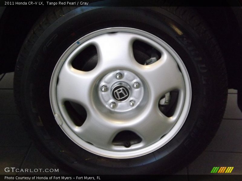 Tango Red Pearl / Gray 2011 Honda CR-V LX