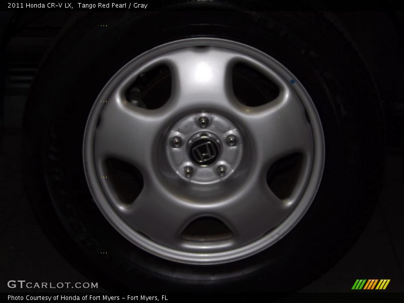 Tango Red Pearl / Gray 2011 Honda CR-V LX