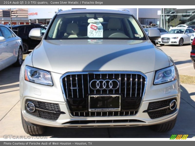 Cuvee Silver Metallic / Pistachio Beige 2014 Audi Q5 3.0 TFSI quattro
