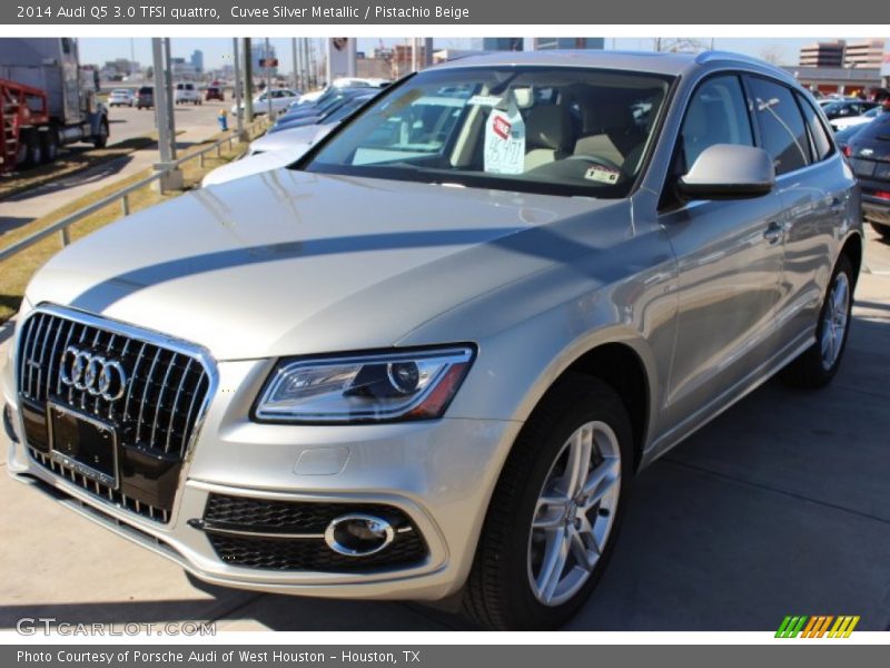 Cuvee Silver Metallic / Pistachio Beige 2014 Audi Q5 3.0 TFSI quattro