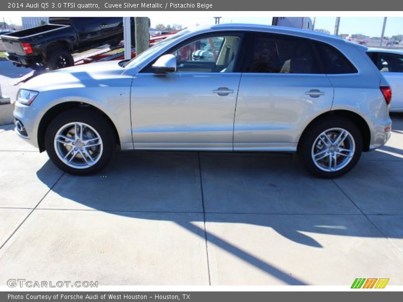 Cuvee Silver Metallic / Pistachio Beige 2014 Audi Q5 3.0 TFSI quattro