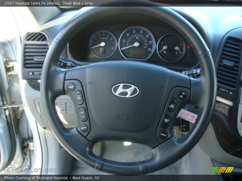 Silver Blue / Gray 2007 Hyundai Santa Fe Limited