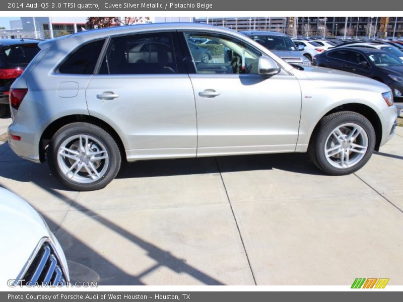 Cuvee Silver Metallic / Pistachio Beige 2014 Audi Q5 3.0 TFSI quattro