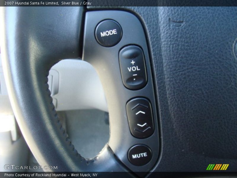 Silver Blue / Gray 2007 Hyundai Santa Fe Limited