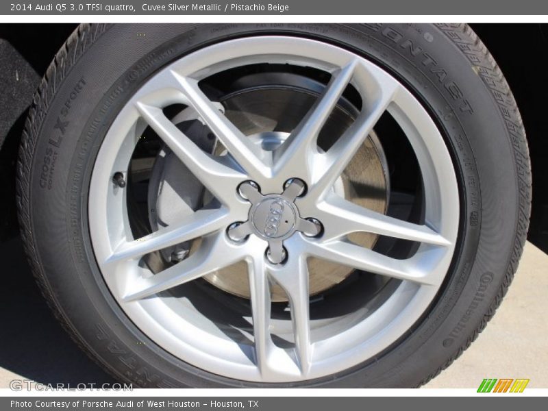 Cuvee Silver Metallic / Pistachio Beige 2014 Audi Q5 3.0 TFSI quattro