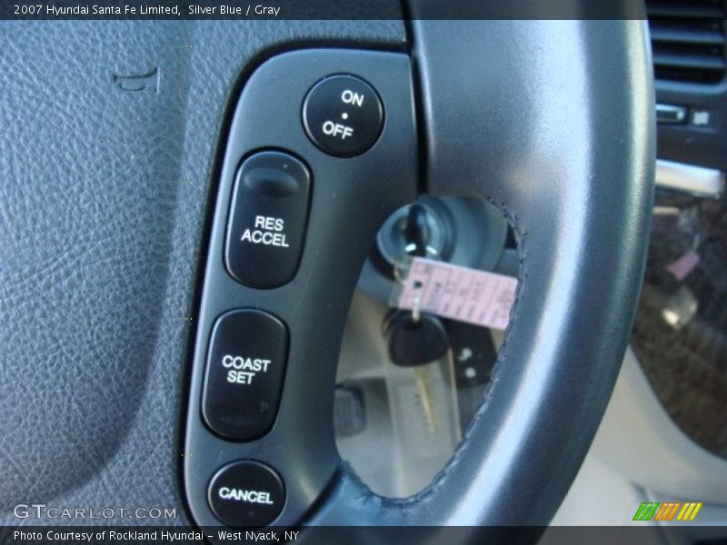 Silver Blue / Gray 2007 Hyundai Santa Fe Limited