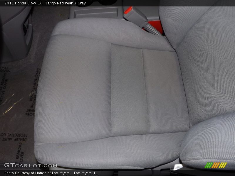 Tango Red Pearl / Gray 2011 Honda CR-V LX