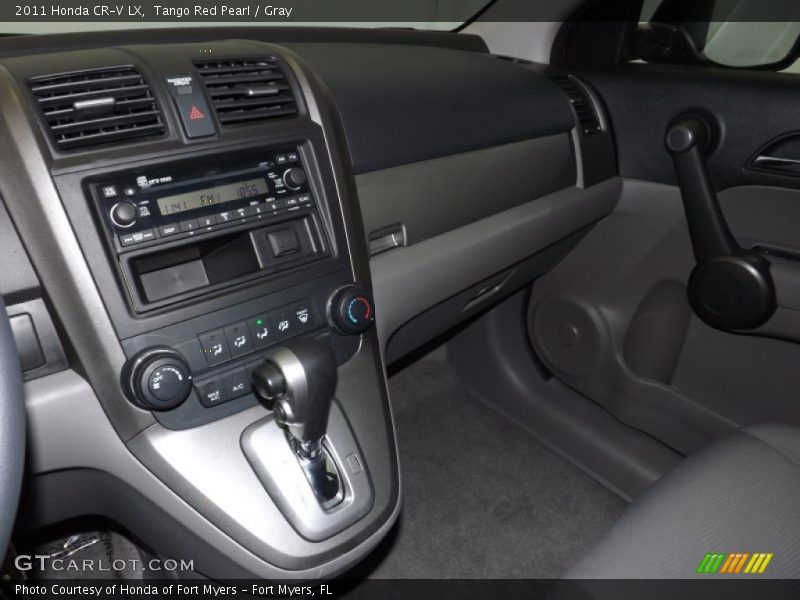 Tango Red Pearl / Gray 2011 Honda CR-V LX