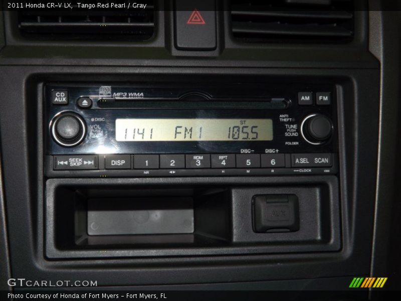 Tango Red Pearl / Gray 2011 Honda CR-V LX