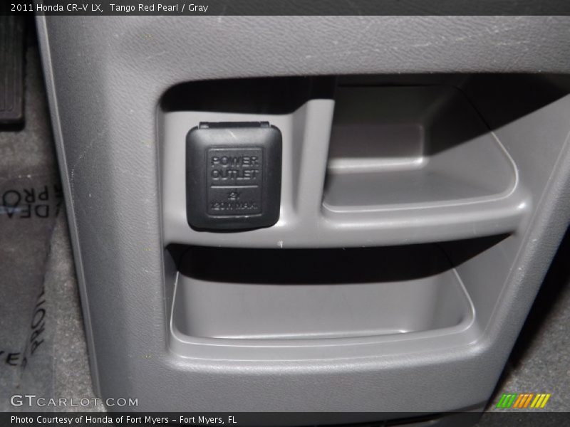 Tango Red Pearl / Gray 2011 Honda CR-V LX