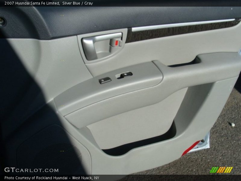 Silver Blue / Gray 2007 Hyundai Santa Fe Limited