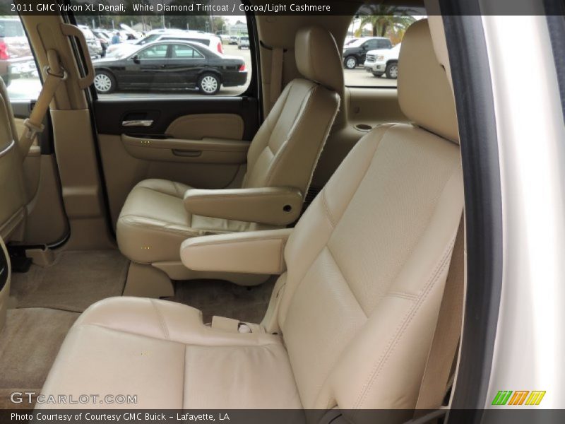 White Diamond Tintcoat / Cocoa/Light Cashmere 2011 GMC Yukon XL Denali
