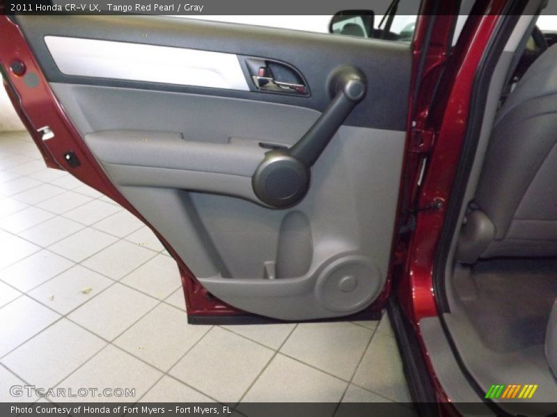 Tango Red Pearl / Gray 2011 Honda CR-V LX