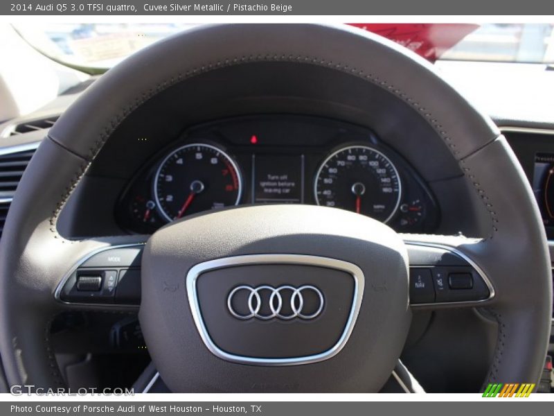 Cuvee Silver Metallic / Pistachio Beige 2014 Audi Q5 3.0 TFSI quattro