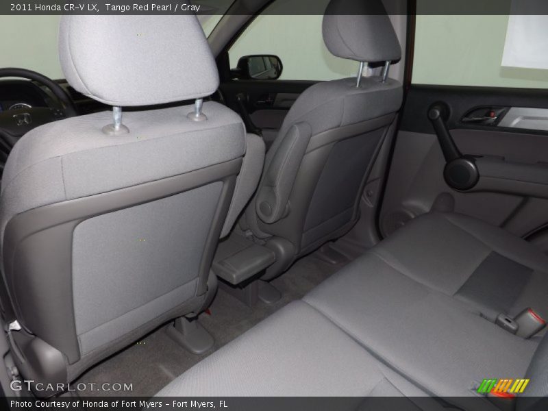 Tango Red Pearl / Gray 2011 Honda CR-V LX