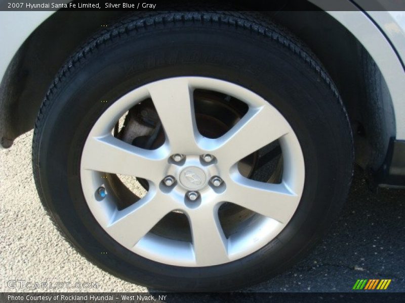Silver Blue / Gray 2007 Hyundai Santa Fe Limited