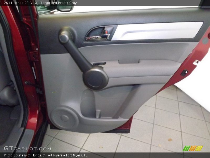 Tango Red Pearl / Gray 2011 Honda CR-V LX