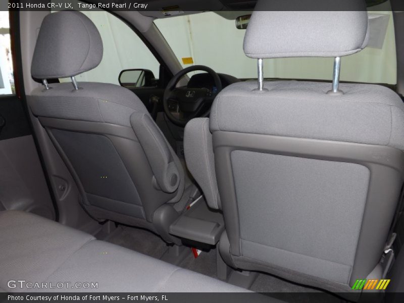 Tango Red Pearl / Gray 2011 Honda CR-V LX