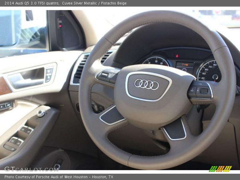 Cuvee Silver Metallic / Pistachio Beige 2014 Audi Q5 3.0 TFSI quattro